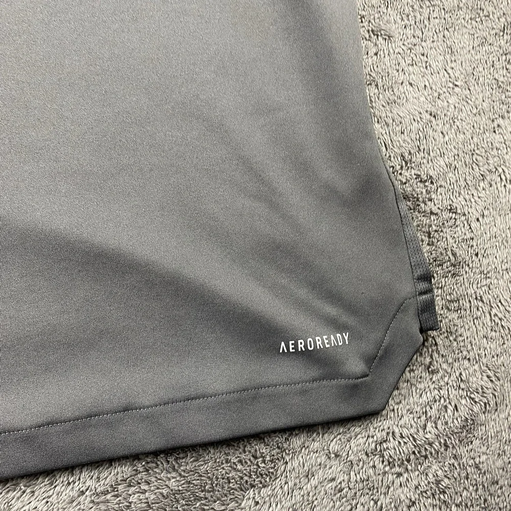 Adidas‎ Primegreen Training Jersey Mens XL Gray Short Sleeve Placer United